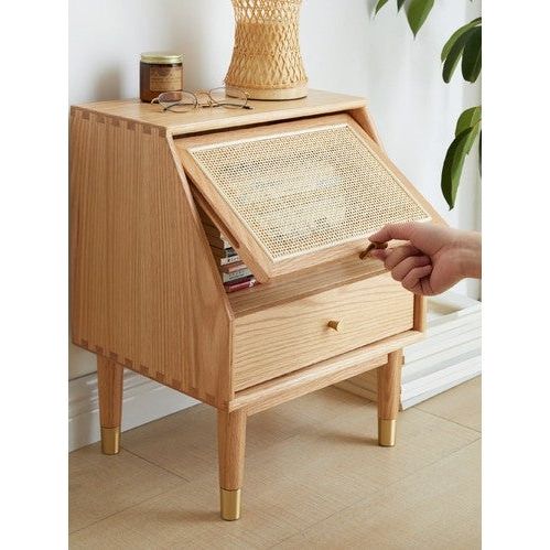Teak Bedside Table TBT - 10 - TimberCraft