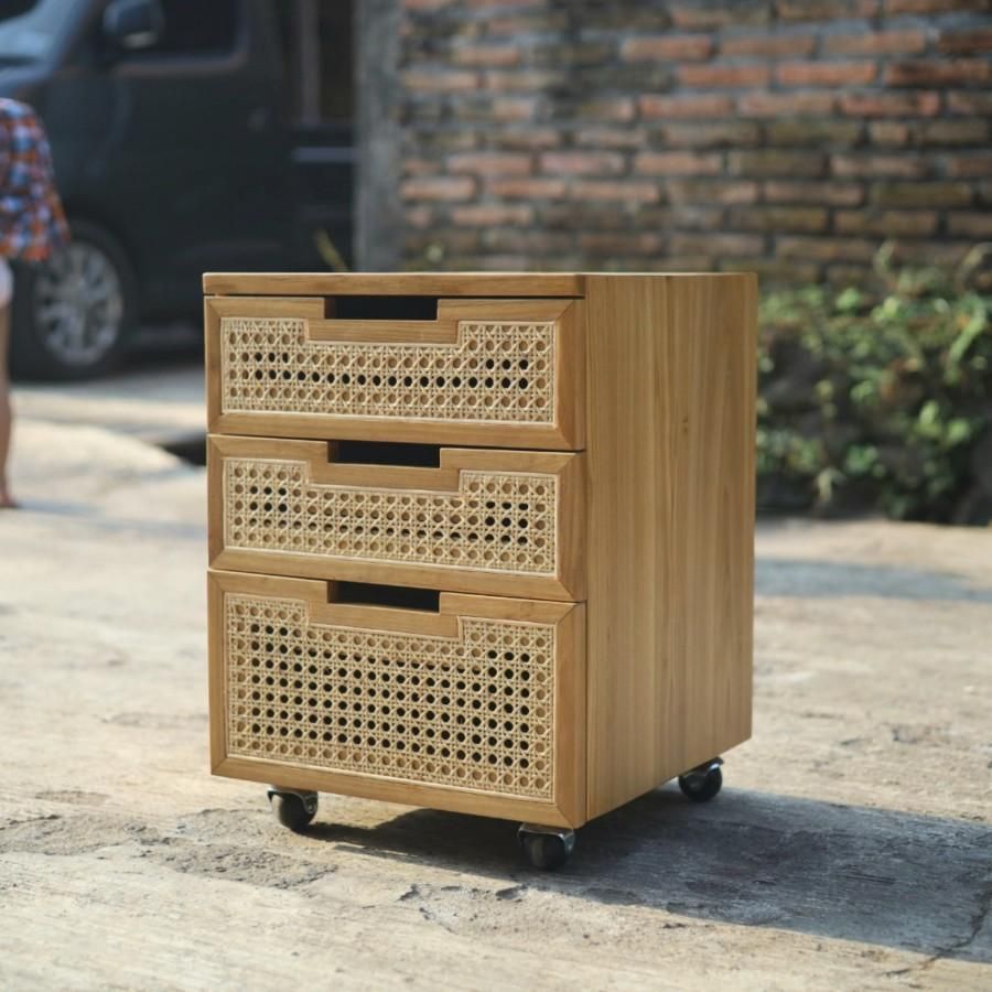 Teak Bedside Table TBT - 12 - TimberCraft
