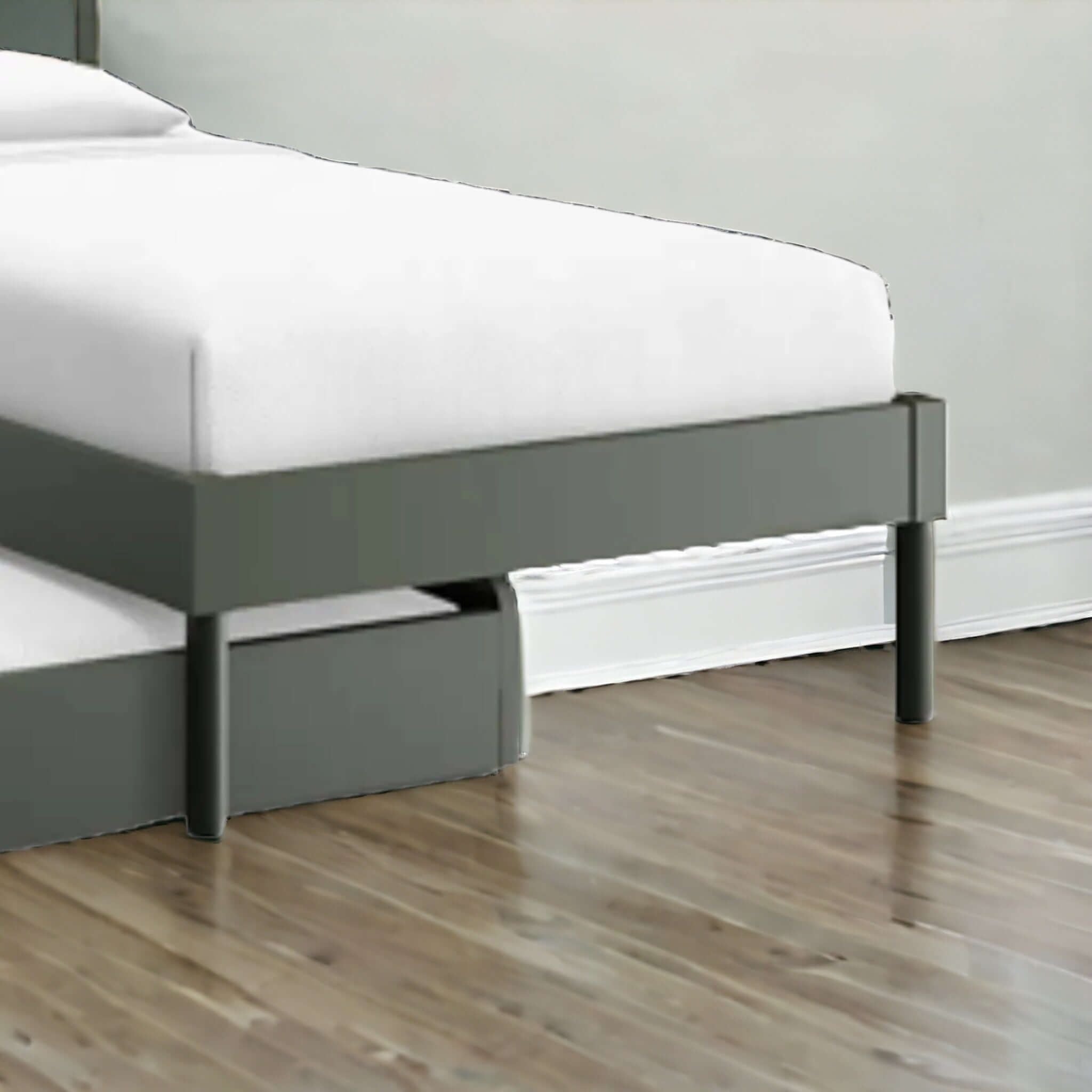 Teak & Natural Cane Twin Trundle Bed for Kids - TimberCraft