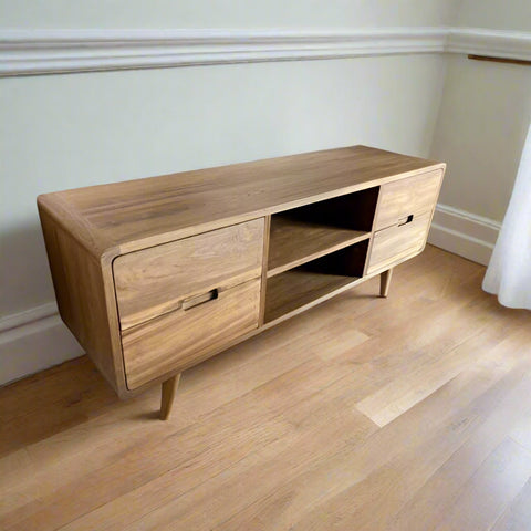 Teak TV Cabinet TVC - 104 - TimberCraft
