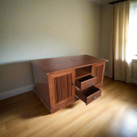 Teak TV Cabinet TVC - 125 - TimberCraft