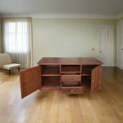 Teak TV Cabinet TVC - 125 - TimberCraft
