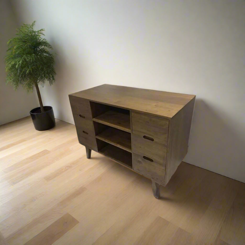 Teak TV Cabinet TVC - 135 - TimberCraft