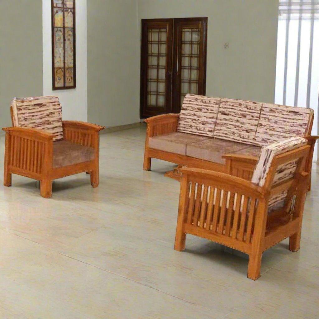 Teak Wood Sofa Set - TSF - 1501 - TimberCraft