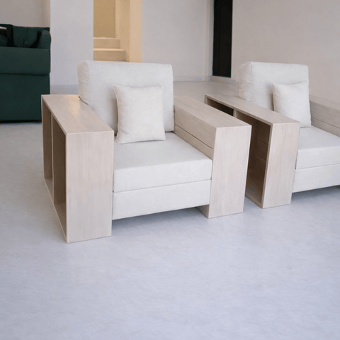 Teak Wood Sofa TSF - 2901 - TimberCraft