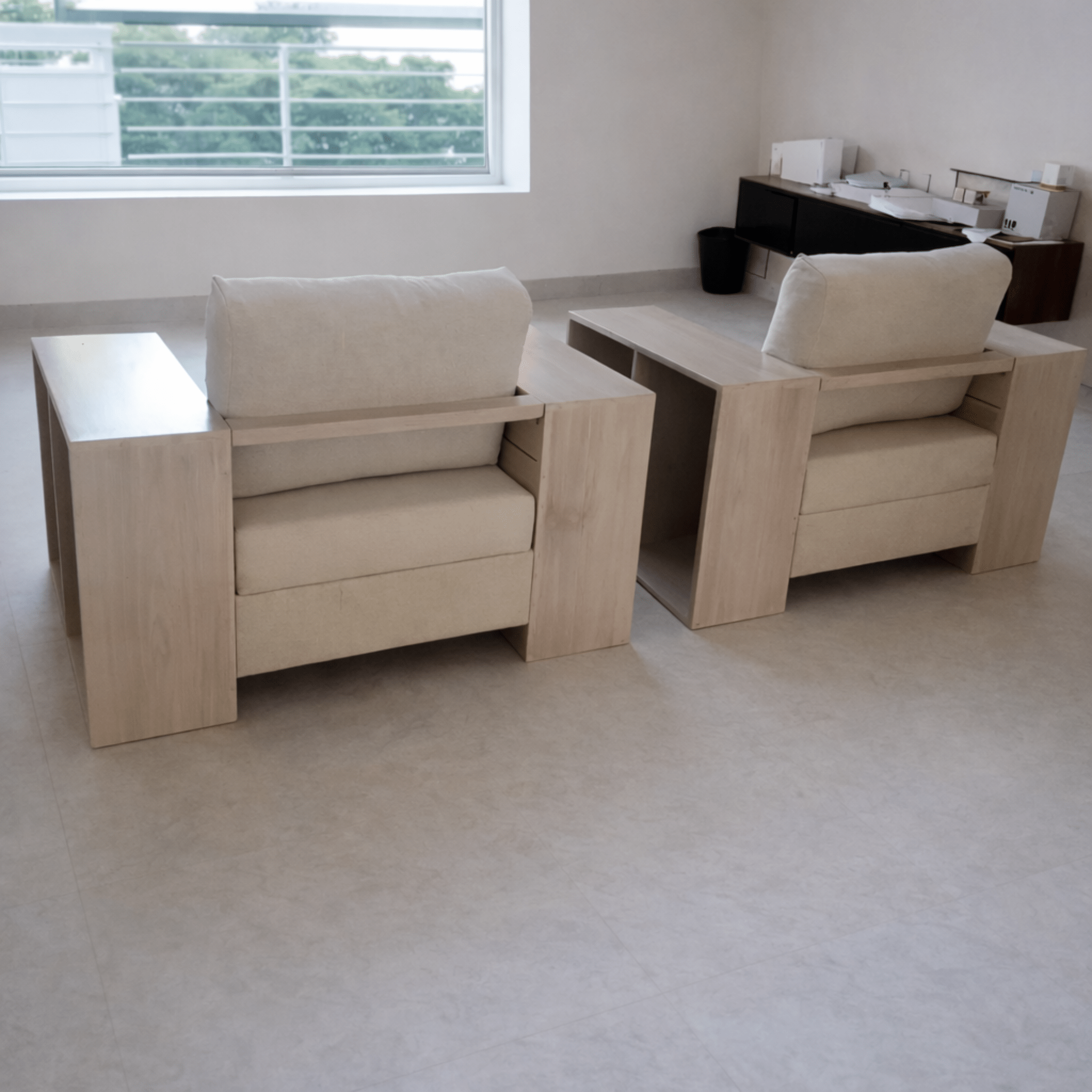 Teak Wood Sofa TSF - 2901 - TimberCraft