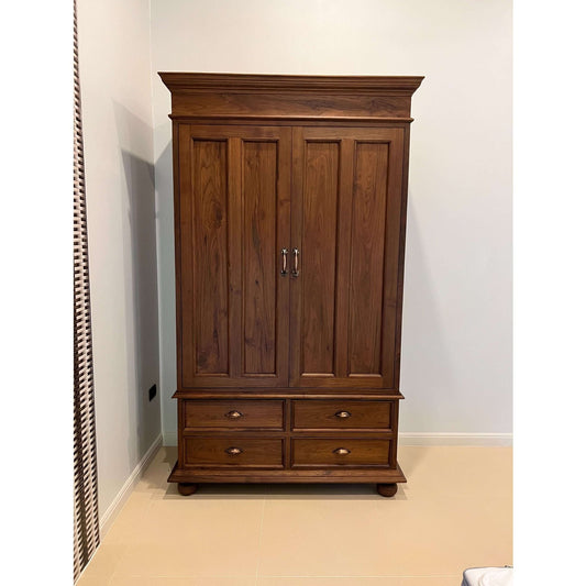 Teak Wood Wardrobe TWD - 101 - TimberCraft
