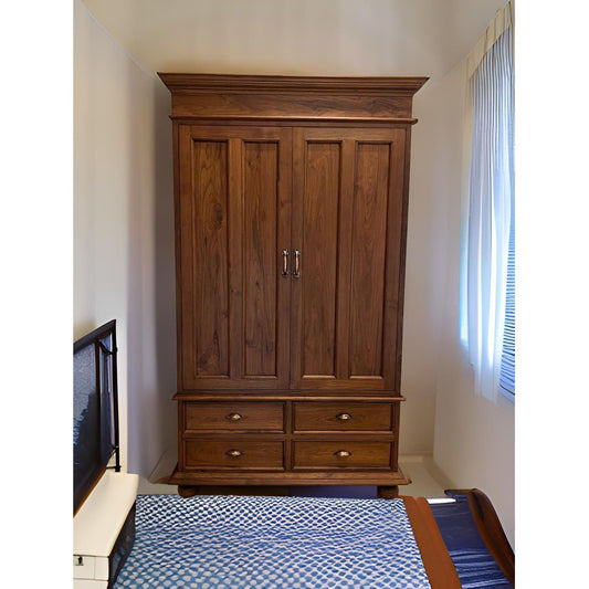 Teak Wood Wardrobe TWD - 101 - TimberCraft