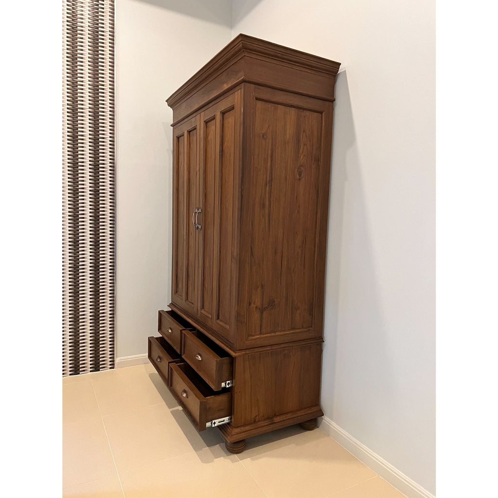 Teak Wood Wardrobe TWD - 101 - TimberCraft