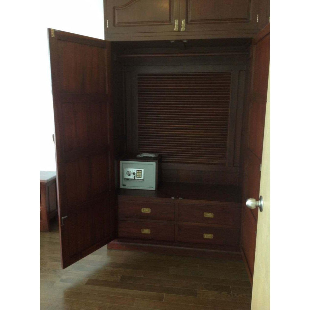 Teak Wood Wardrobe TWD - 102 - TimberCraft