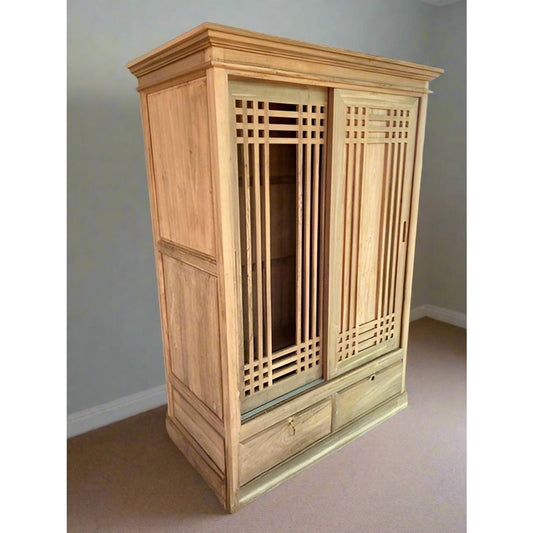 Teak Wood Wardrobes TWD - 1004 - TimberCraft