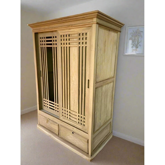 Teak Wood Wardrobes TWD - 1004 - TimberCraft