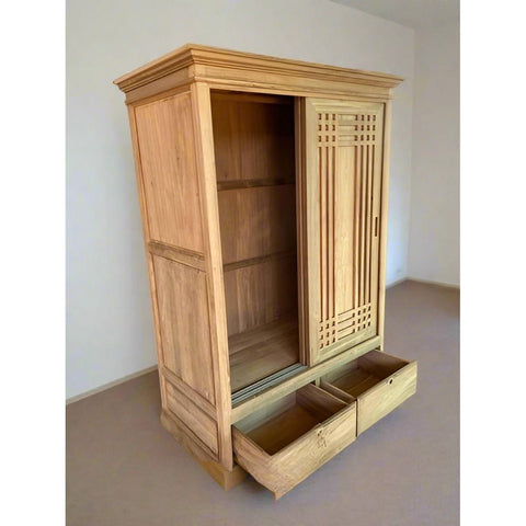 Teak Wood Wardrobes TWD - 1004 - TimberCraft