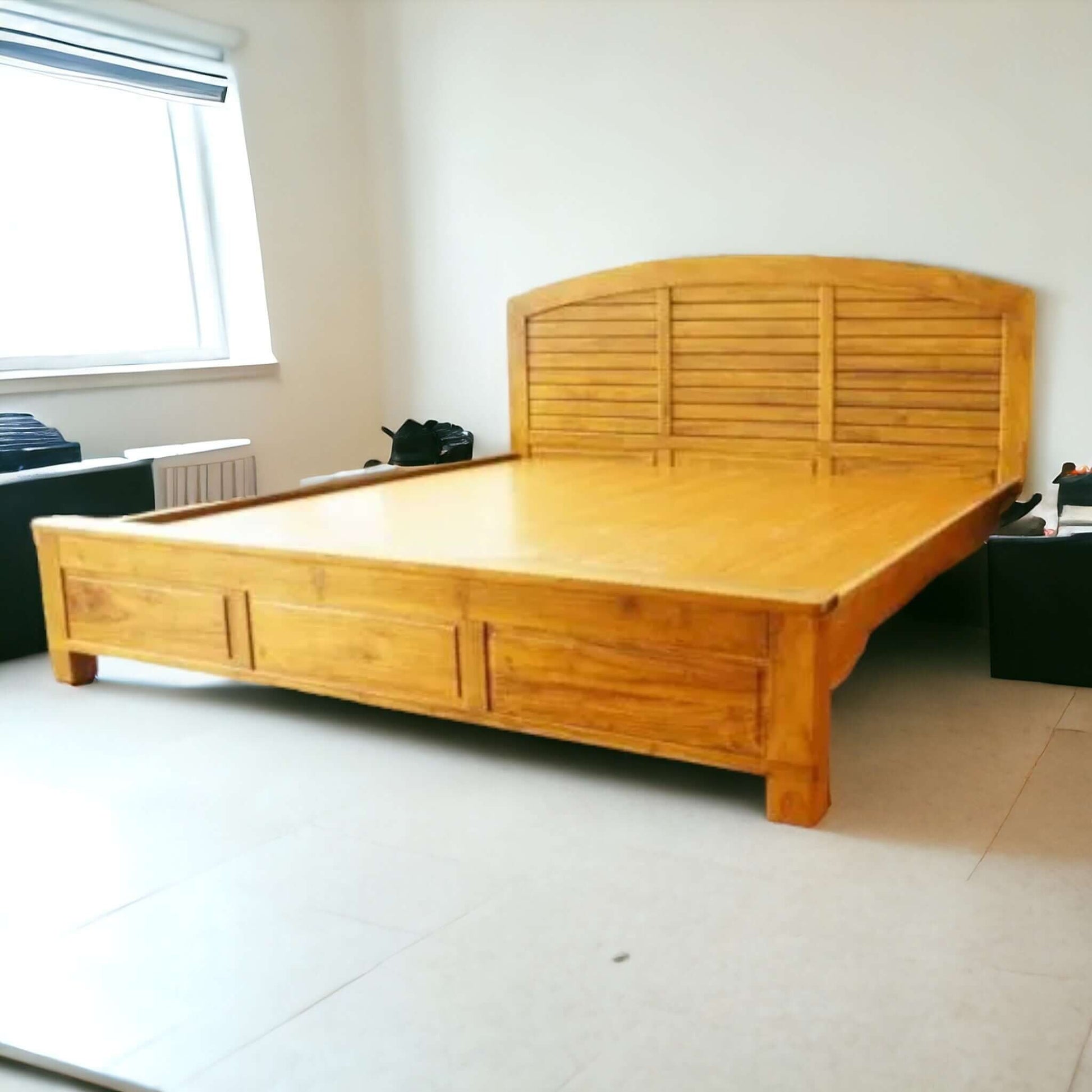 Timeless Teak Bed Frame Elevates Your Serene Space - TimberCraft