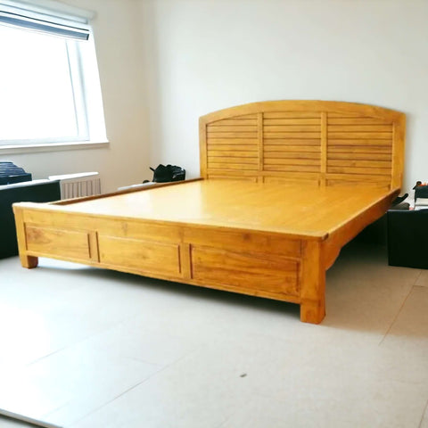 Timeless Teak Bed Frame Elevates Your Serene Space - TimberCraft