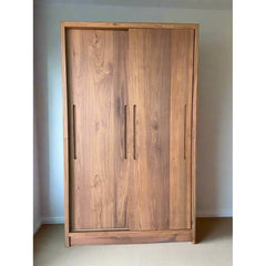 Teak Wood Sliding Wardrobe TWD-1005