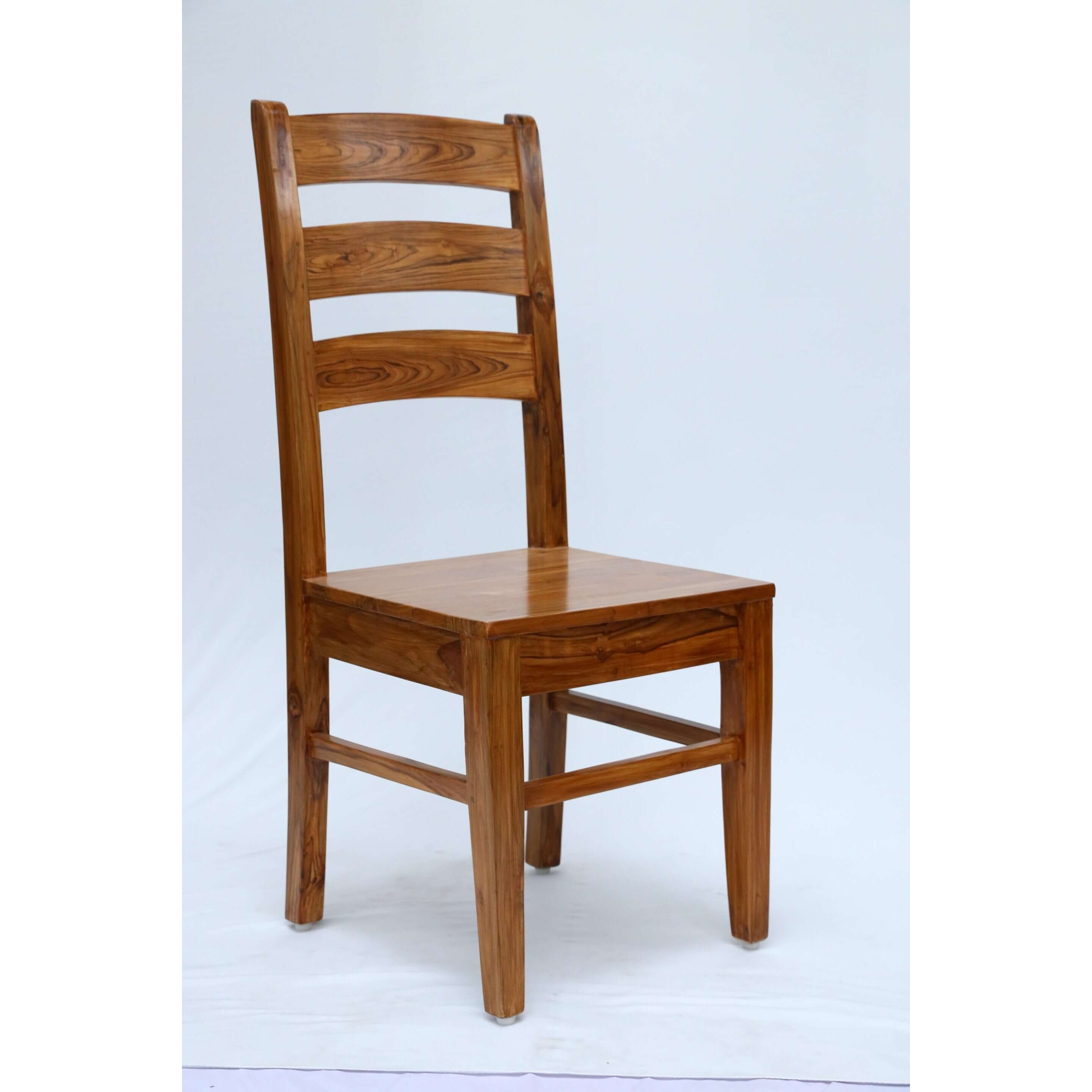 Teak wood dining chair with a comfortable backrest tch-2301