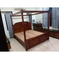 Monarch teakwood  handmade four poster bed