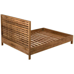 Jharoka Teak Wood Bed Frame