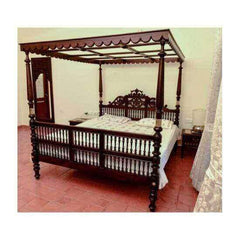 Antique 4 Poster Rosewood Bed - TimberCraft