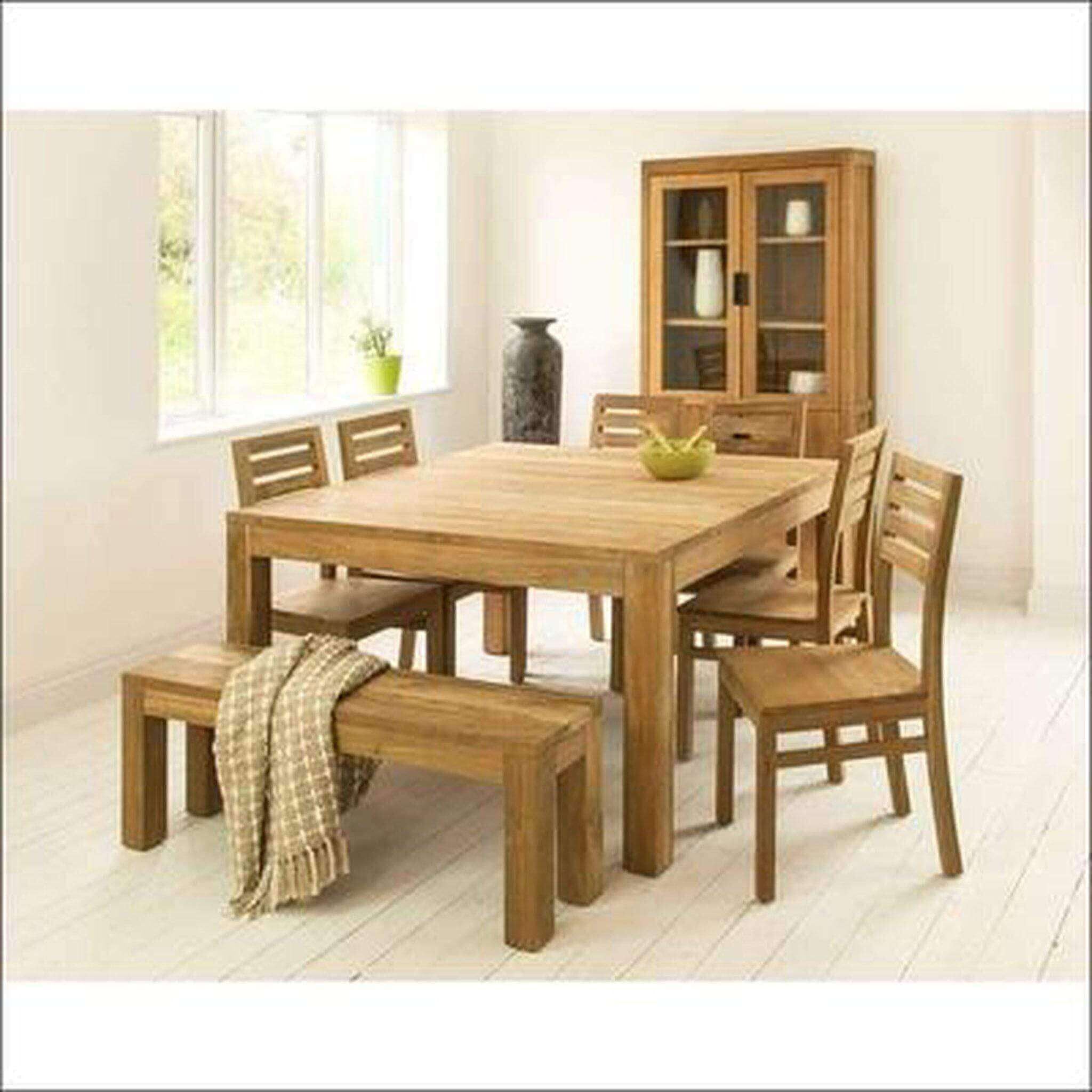 Buy Teak Wood Dining Set Online - TDT - 2801 - TimberCraft