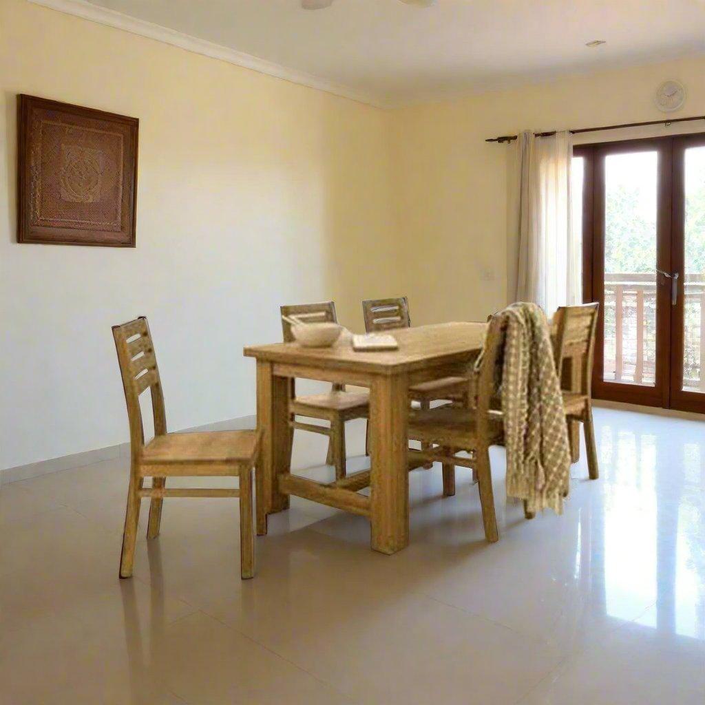 Buy Teak Wood Dining Set Online - TDT - 2801 - TimberCraft