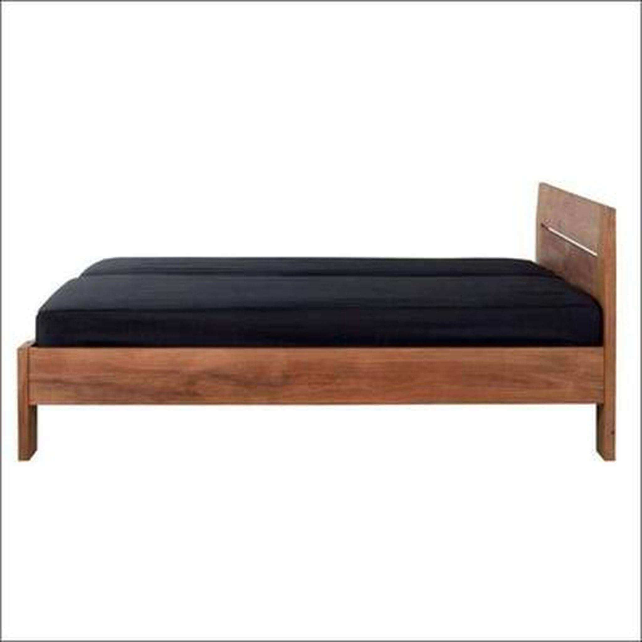 Contemporary Indian Teak wood bed TBD - 1001 - TimberCraft