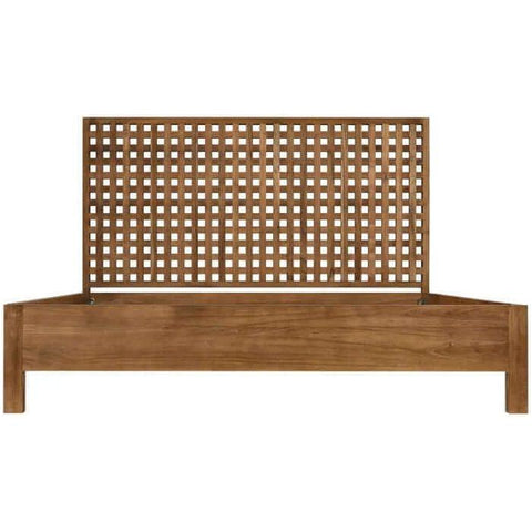 Jharoka Teak Wood Bed - TimberCraft