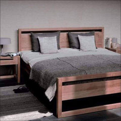 Light frame Solid Teak Wood Bed TBD-1401 - TimberCraft