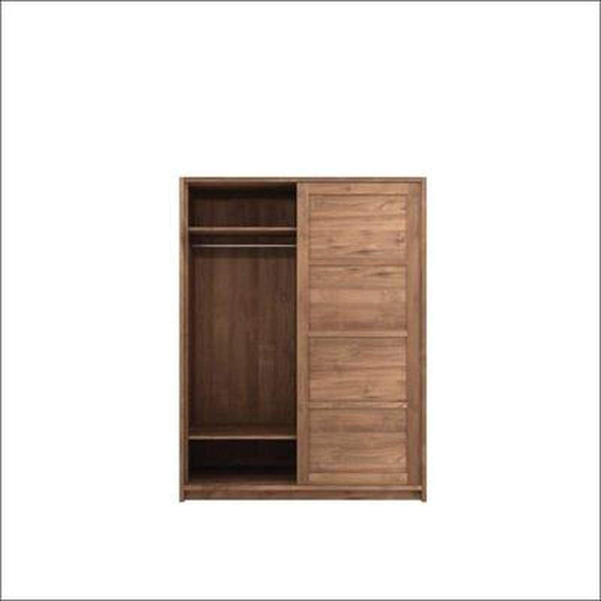 Sliding Teak Wardrobe TWD - 1007 - TimberCraft