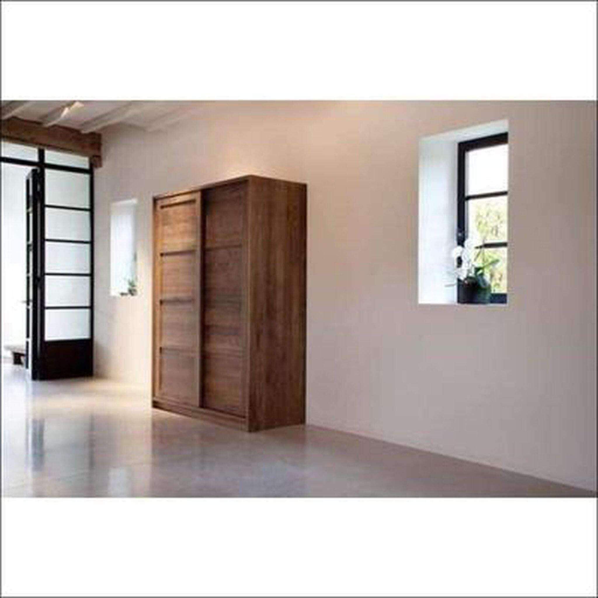 Sliding Teak Wardrobe TWD - 1007 - TimberCraft