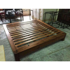 Solid Wood Platform Beds With No Headboard - TimberCraft