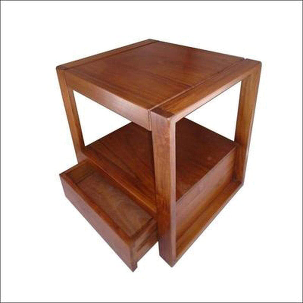Teak Bedside tTable TBT - 1101 - TimberCraft