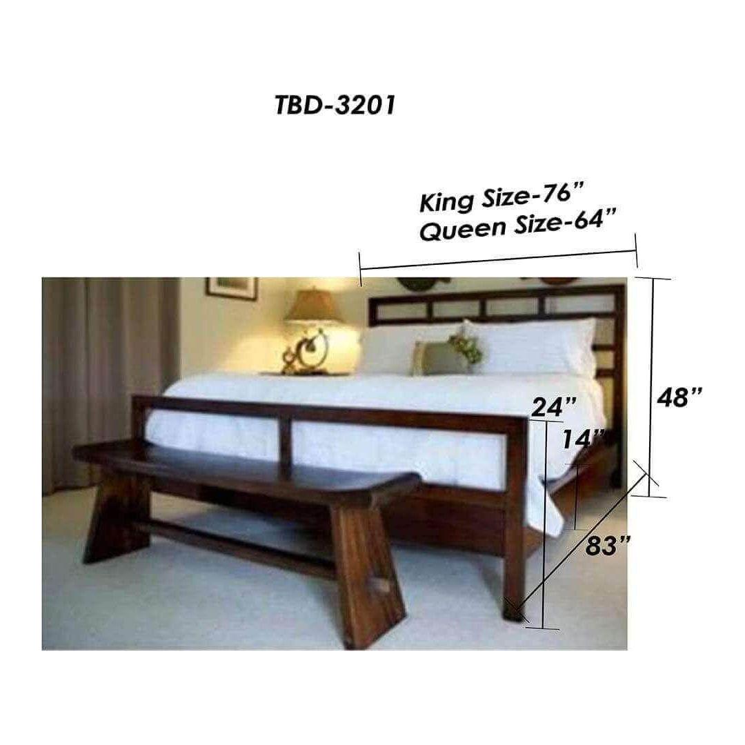 Teak Wood Beds Online Handcrafted - TimberCraft