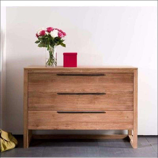 Teak Wood Chest Of 3 Drawers TCD - 1003 - TimberCraft