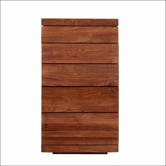 Teak wood chest of drawers – 5 drawers TCD - 1002 - TimberCraft