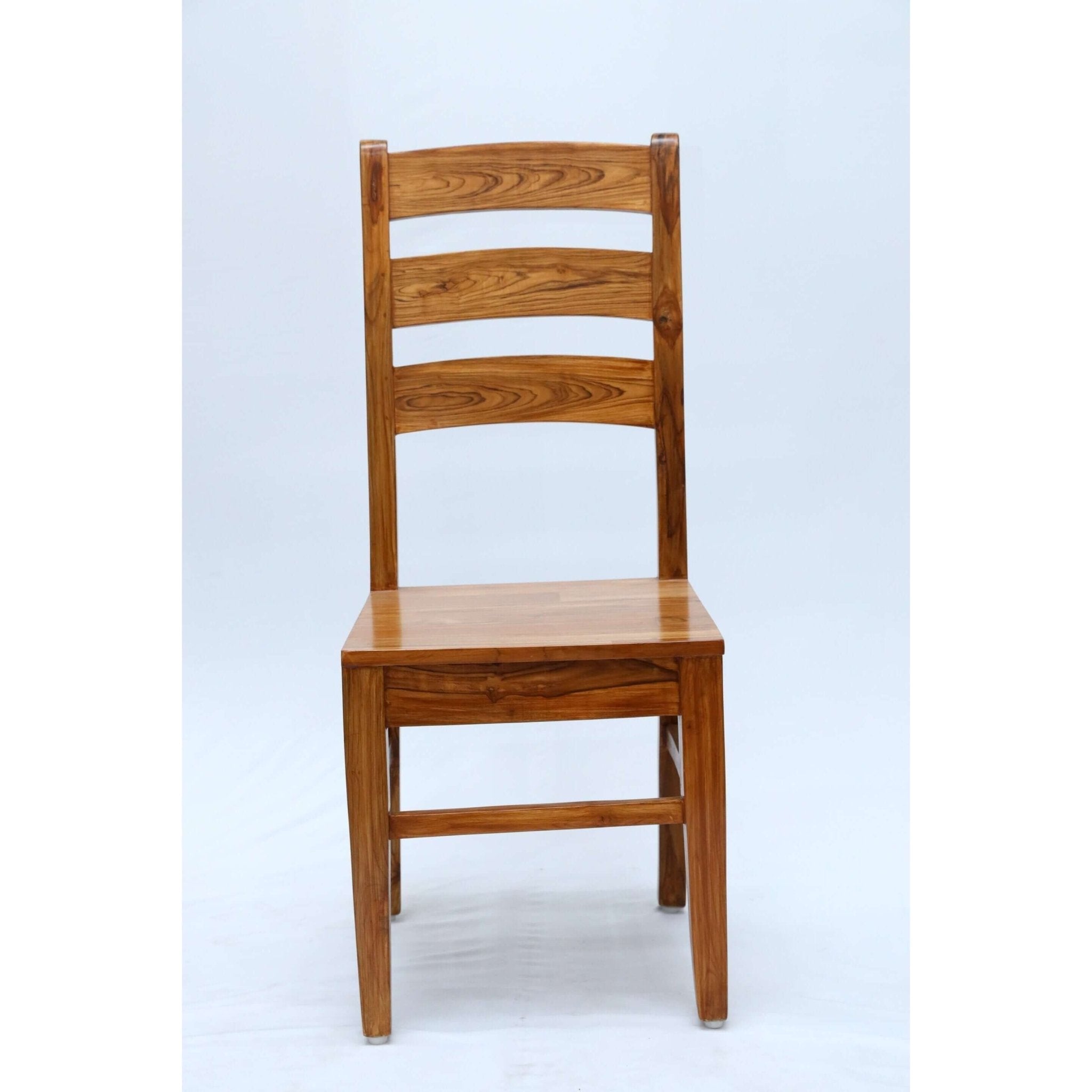 Teak wood dining chair with a comfortable backrest tch - 2301 - TimberCraft