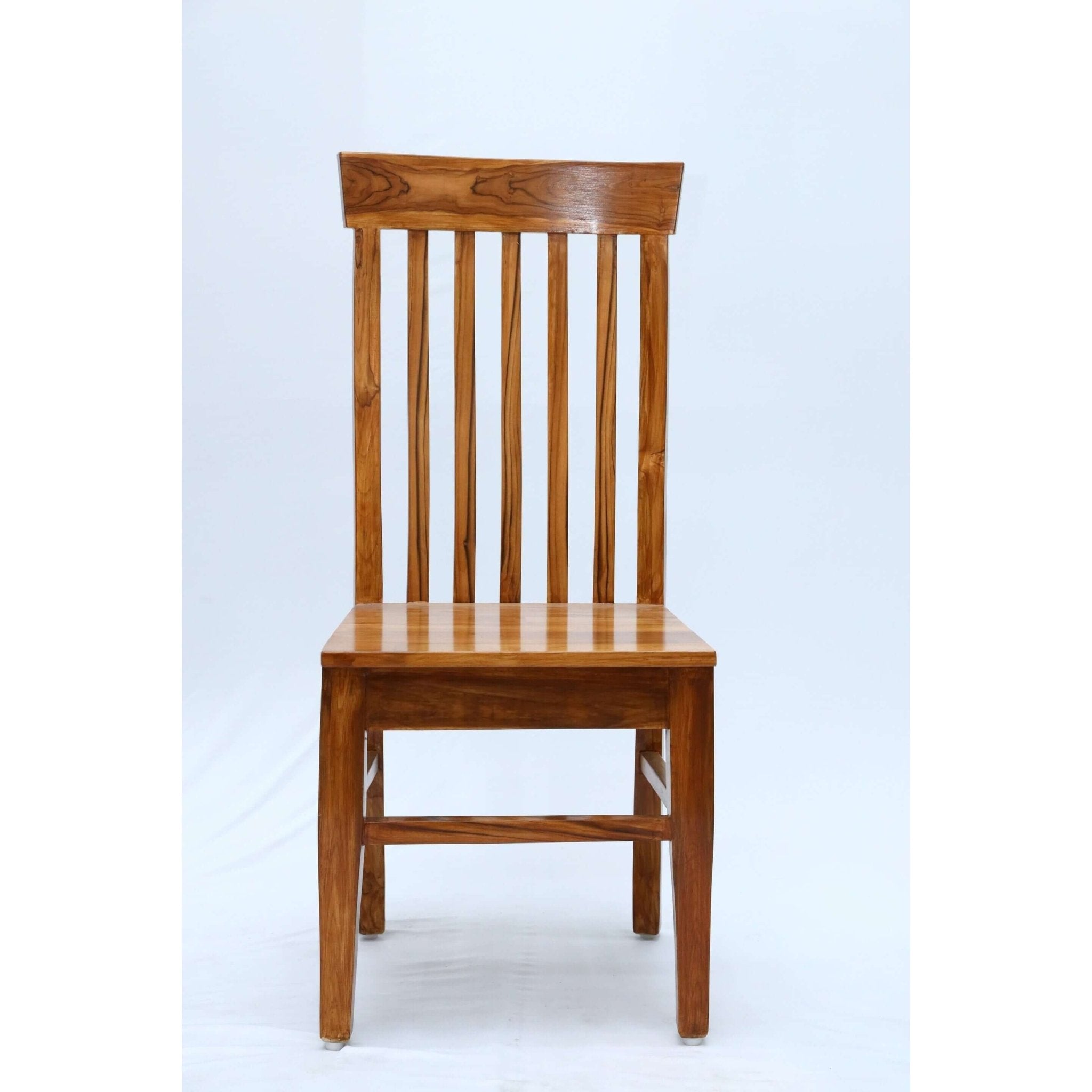 Teak wood dining chair with high backrest tch - 2001 - TimberCraft