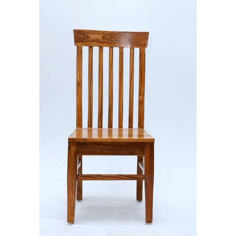 Teak wood dining chair with high backrest tch - 2001 - TimberCraft