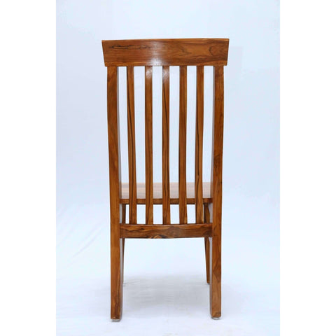 Teak wood dining chair with high backrest tch - 2001 - TimberCraft