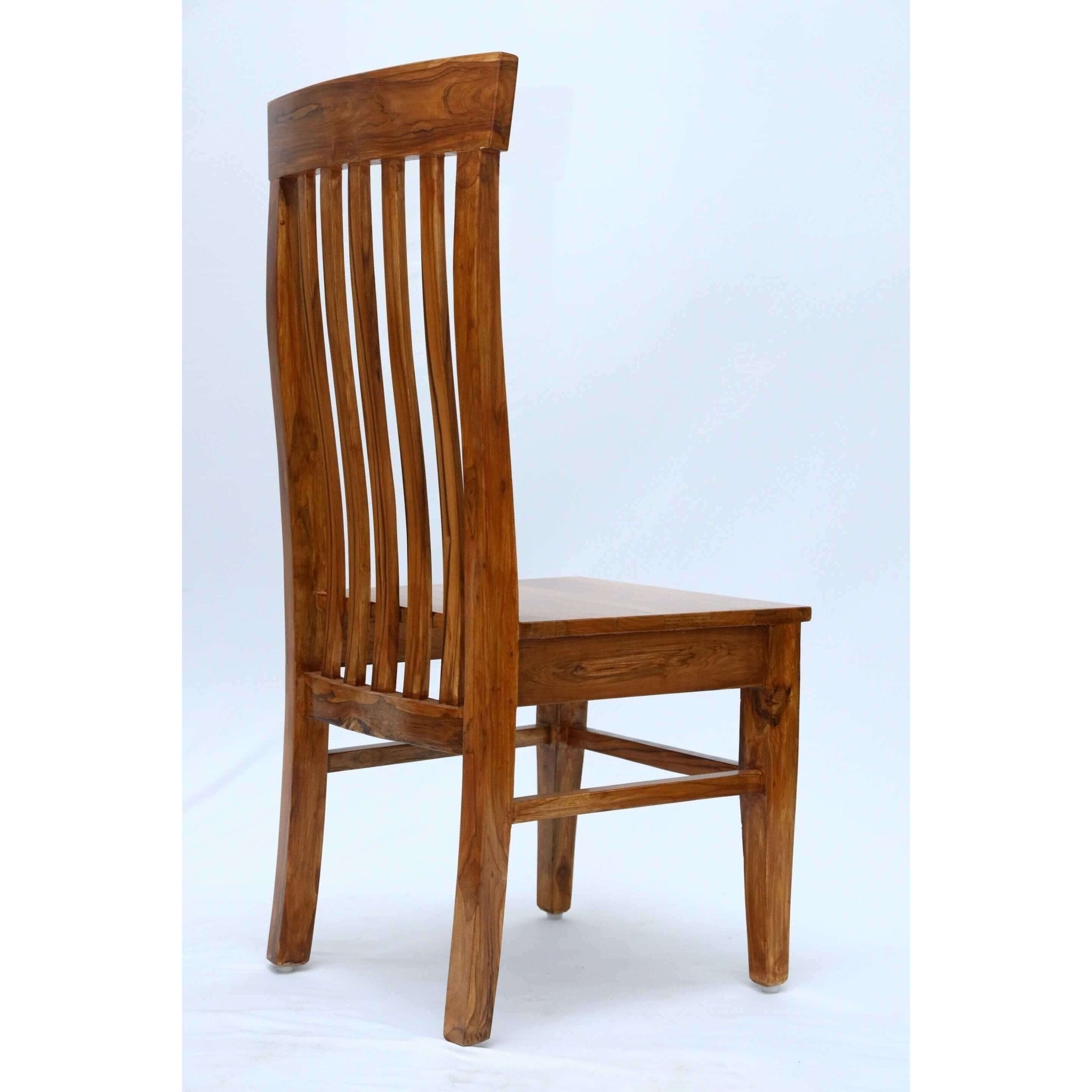 Teak wood dining chair with high backrest tch - 2001 - TimberCraft