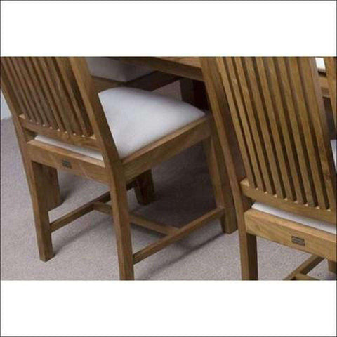 Teak Wood Dining Table Set TDT - 1201 - TimberCraft