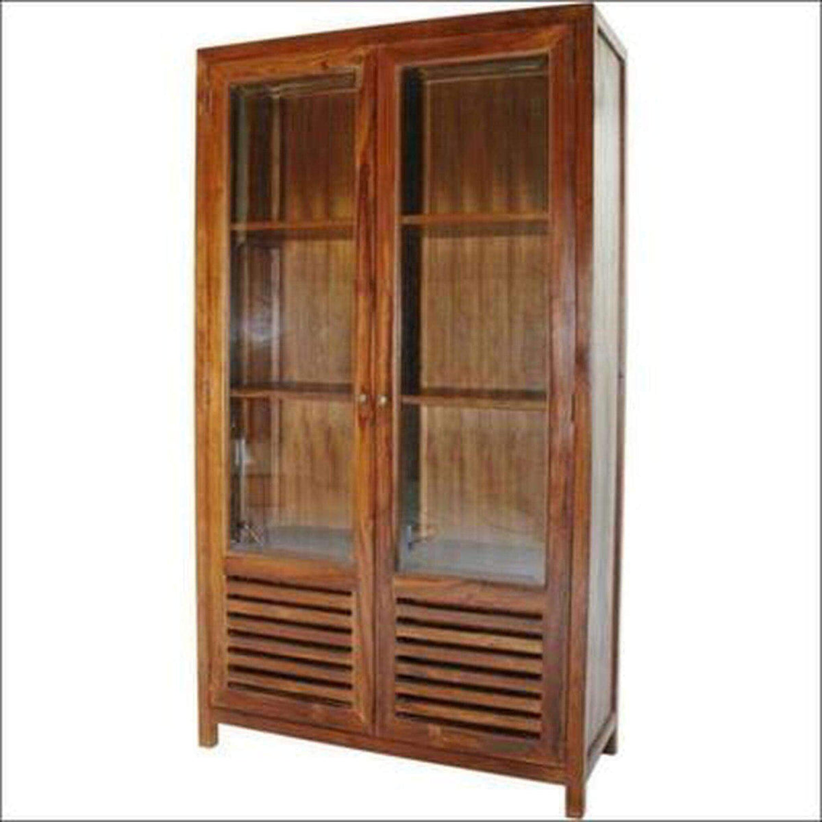Teak Wood Display Cabinet TDC-1003 - TimberCraft