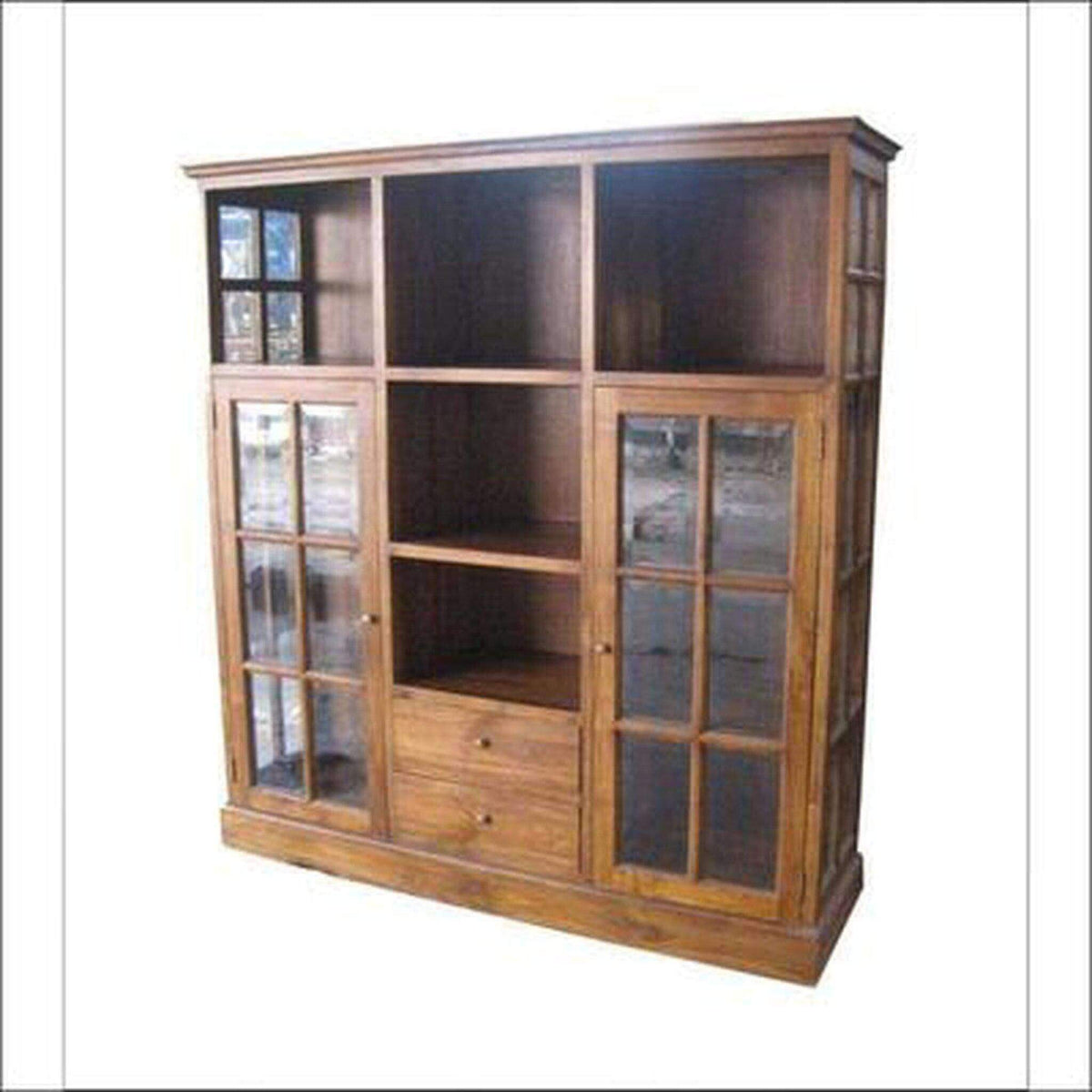 Teak Wood Display Cabinet TDC-1004 - TimberCraft