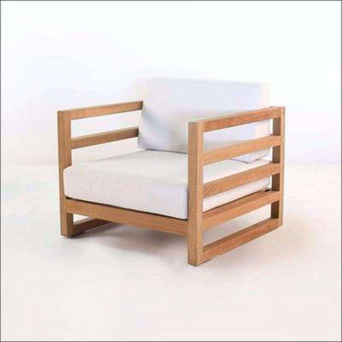 Teak Wood Sofa Natural Finish - TimberCraft