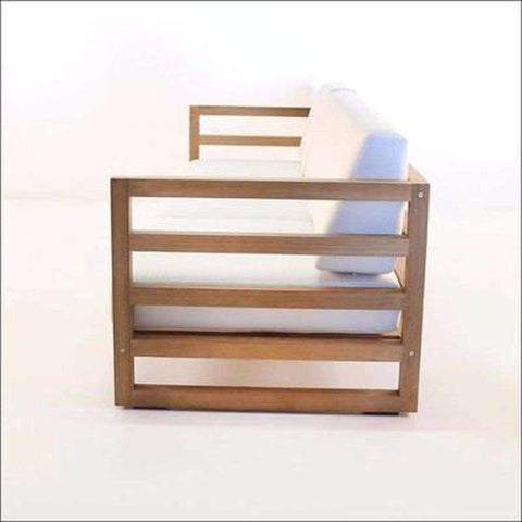 Teak Wood Sofa Natural Finish - TimberCraft