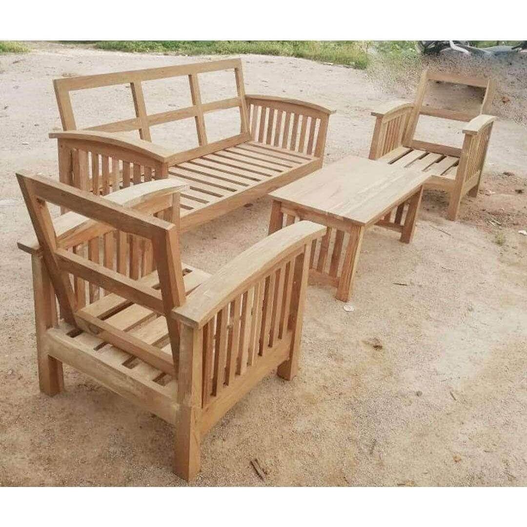 Teak Wood Sofa Set - TSF - 1501 - TimberCraft