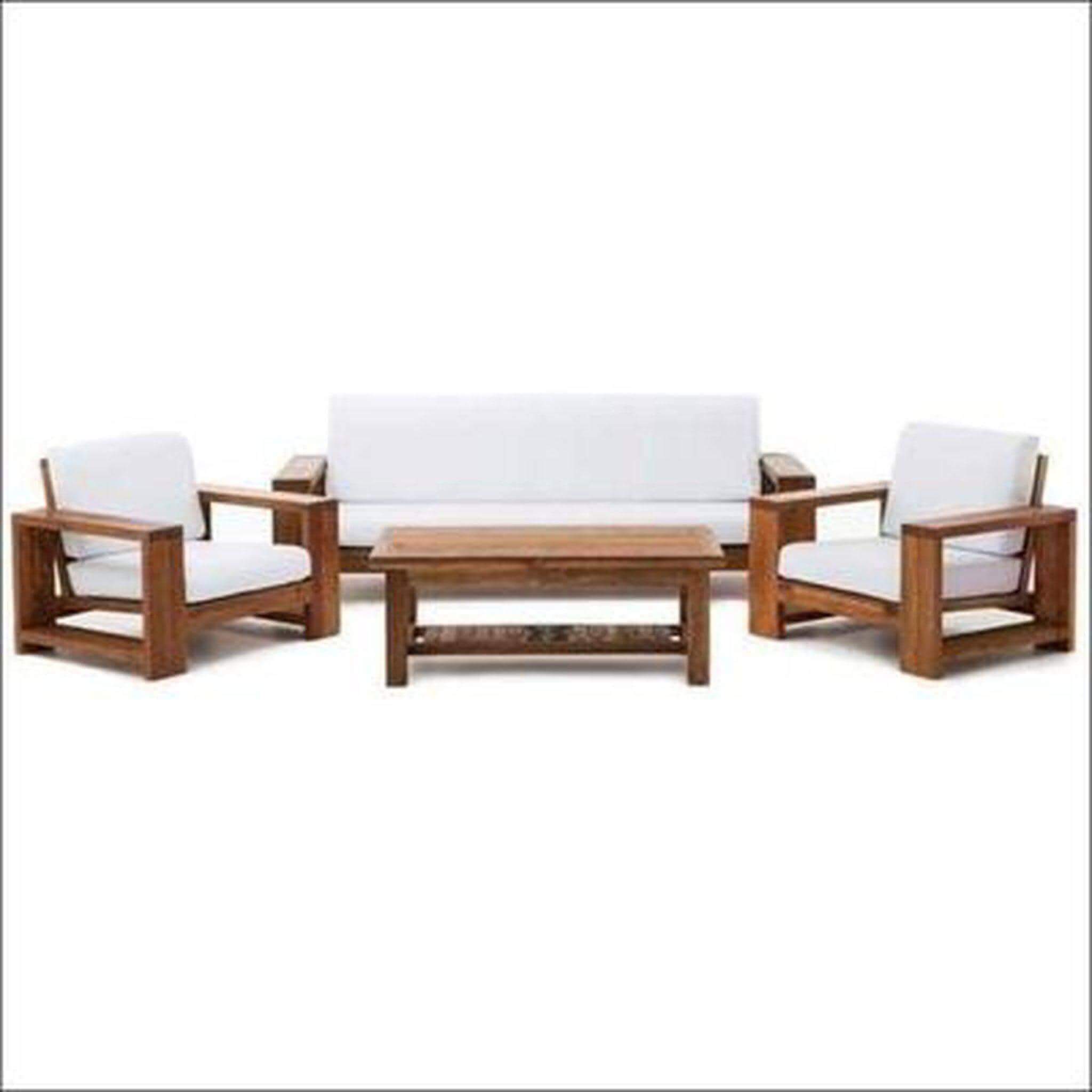 Teak Wood Sofa Set TSF-1801 - TimberCraft