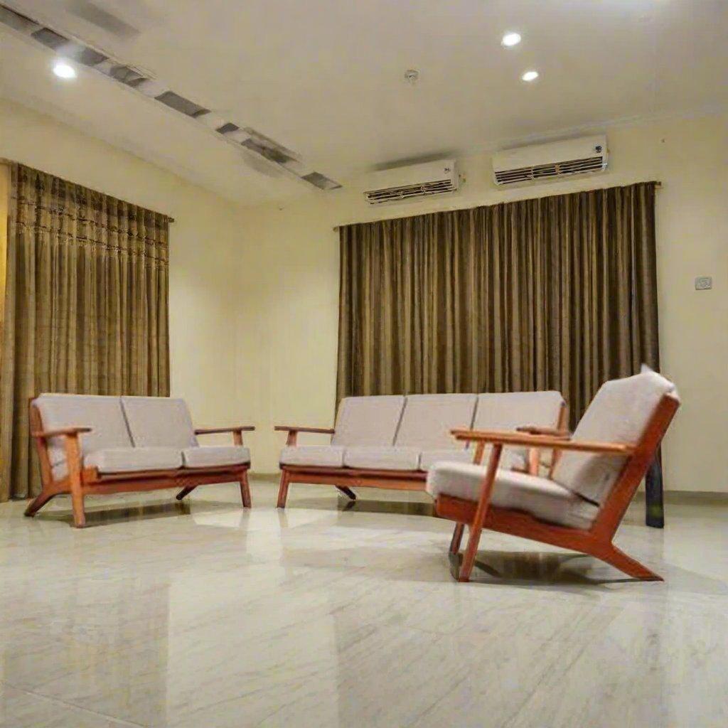 Teak Wood Sofa Set TSF - 2401 - TimberCraft