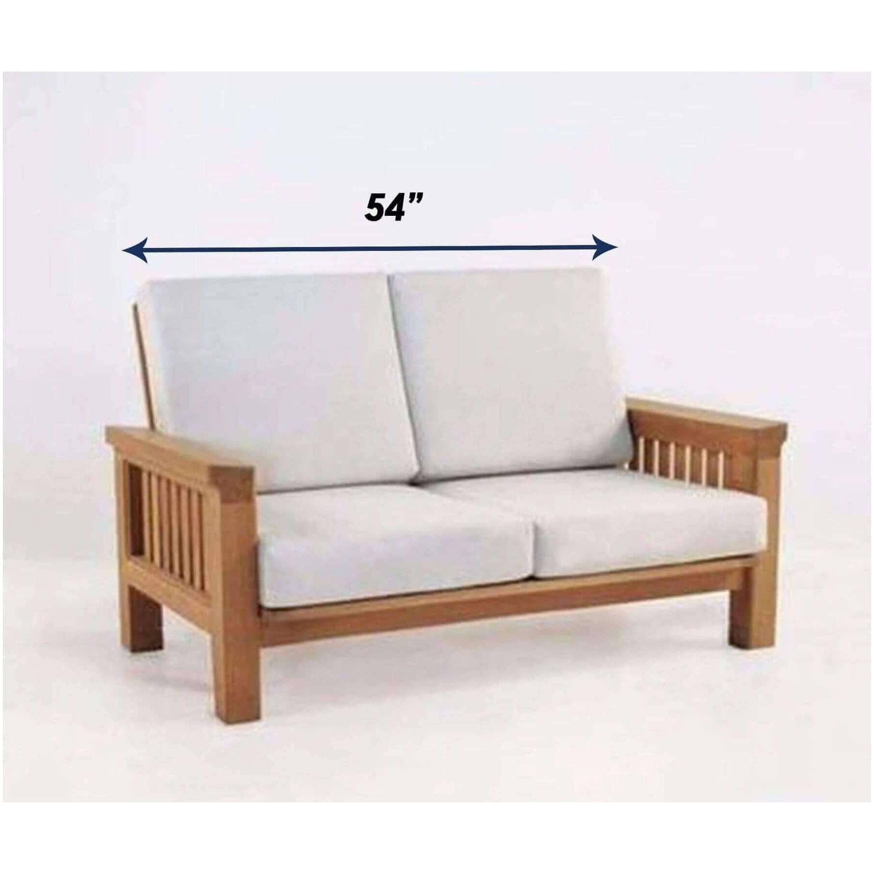 Teak Wood Sofa TSF - 1401 - TimberCraft